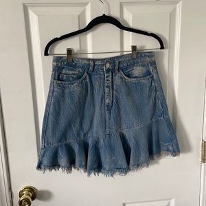 Girly Denim Skirt